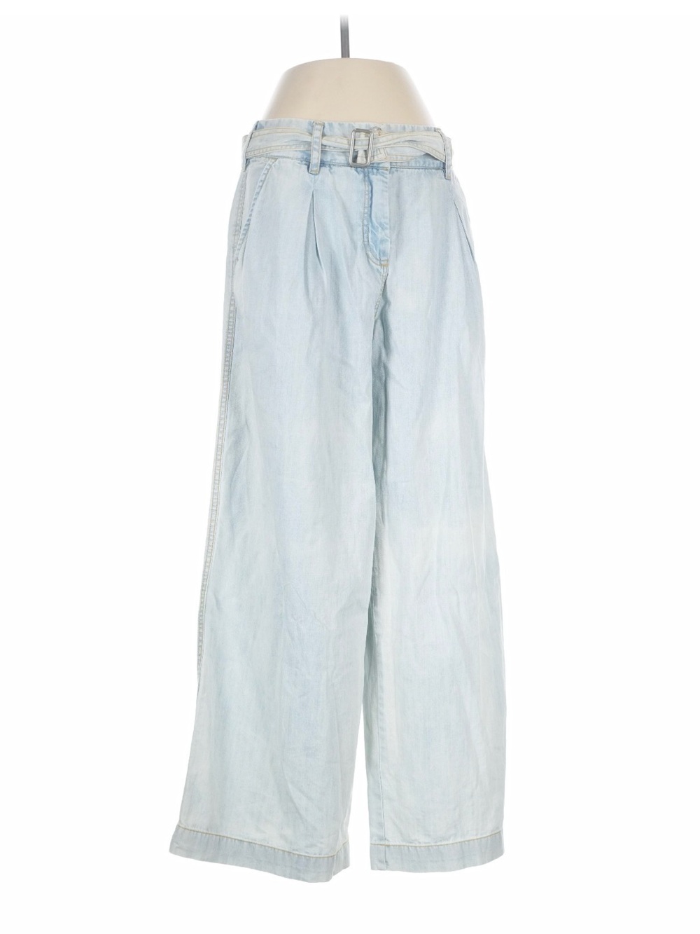 Anthropologie Pilcro High-Rise Wide-Leg Jeans Sun Washed Blue Size 26